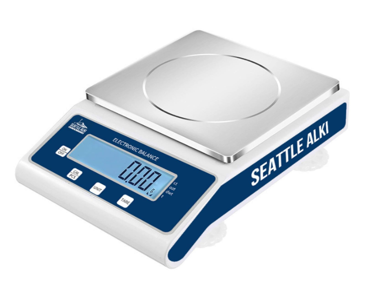Seattle Alki Scientific Lab Digital Precision Analytical Balance 15kg x 0.1g, Grams