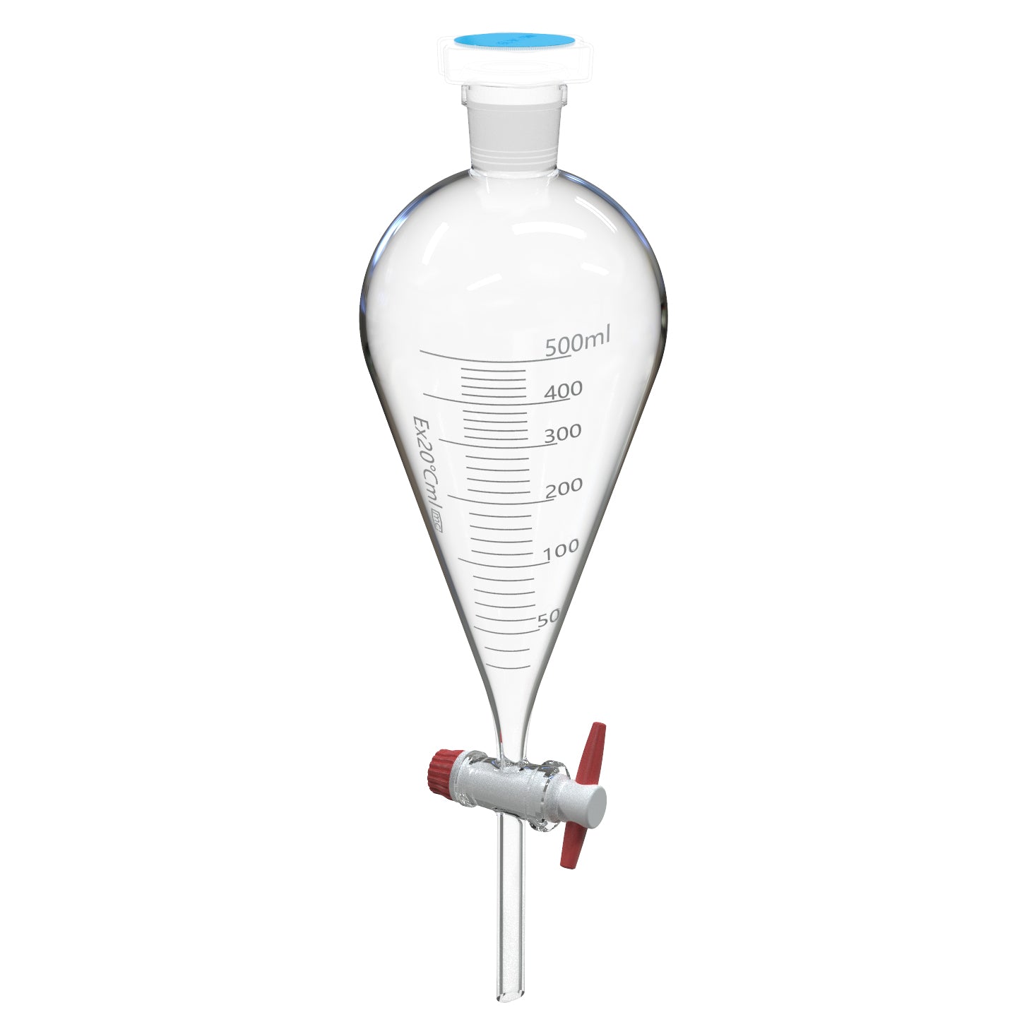 Glass Conical Separatory Funnel