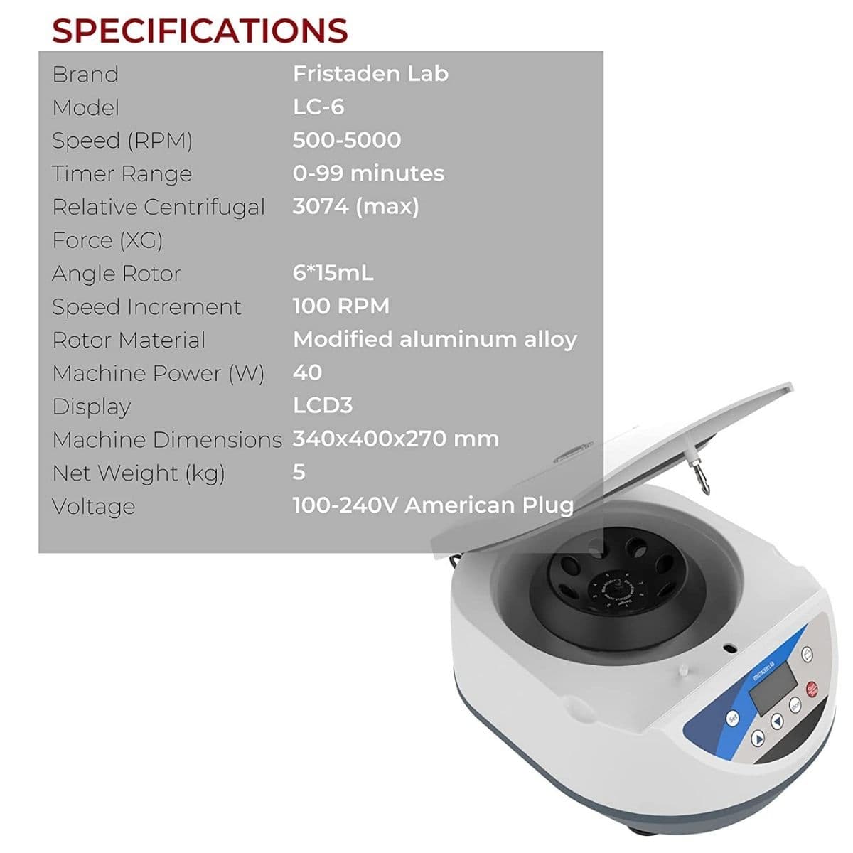 Clinical Centrifuge - Fristaden Lab