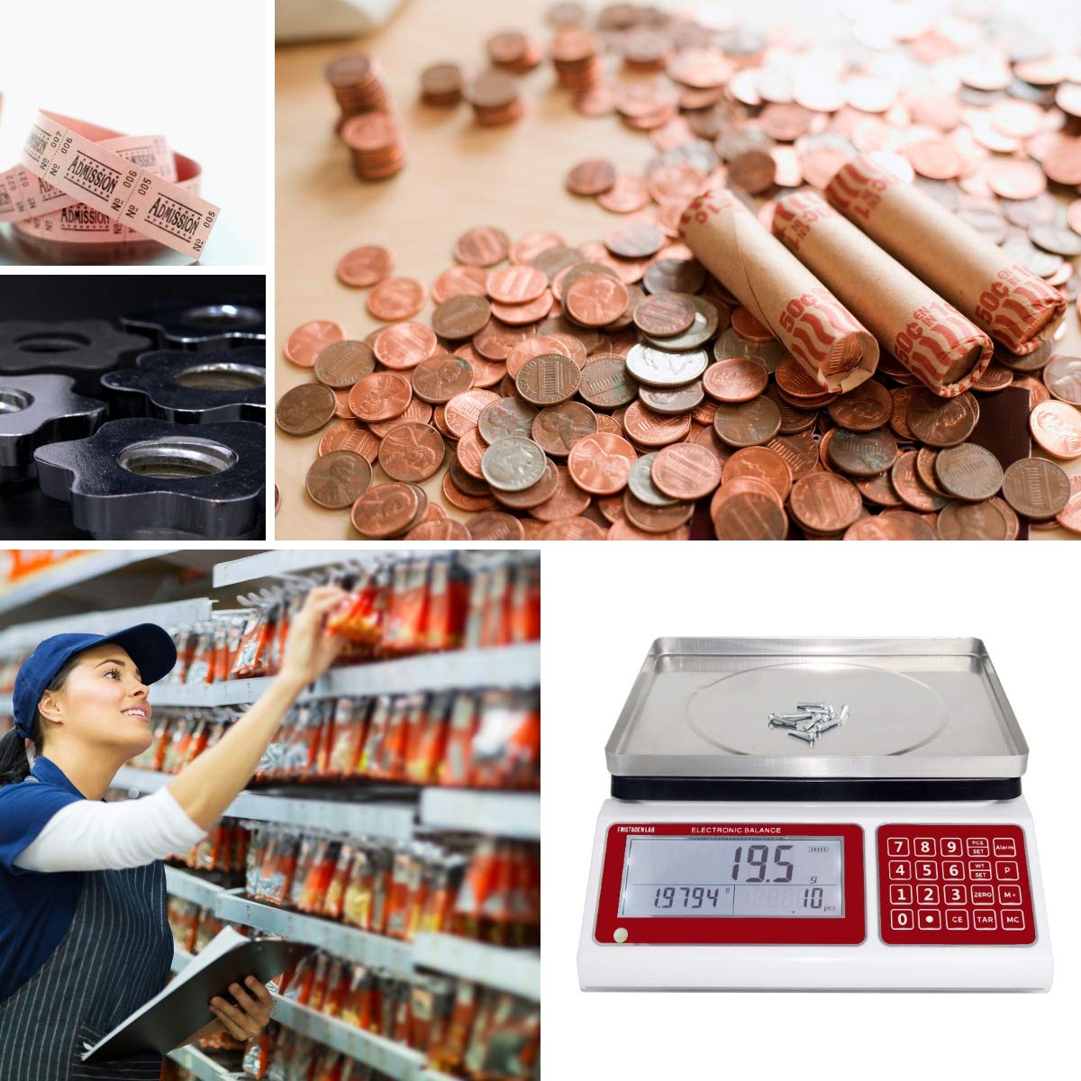 Fristaden Lab Counting Scale | 15kg x 0.5g - Fristaden Lab