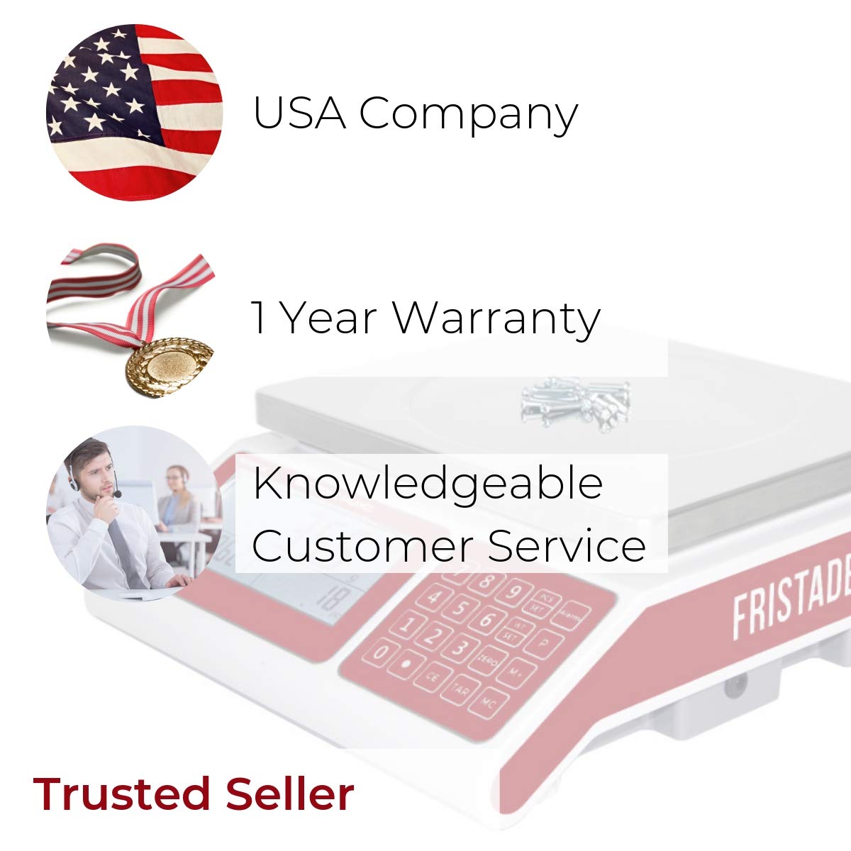 Fristaden Lab Counting Scale | 15kg x 0.5g - Fristaden Lab