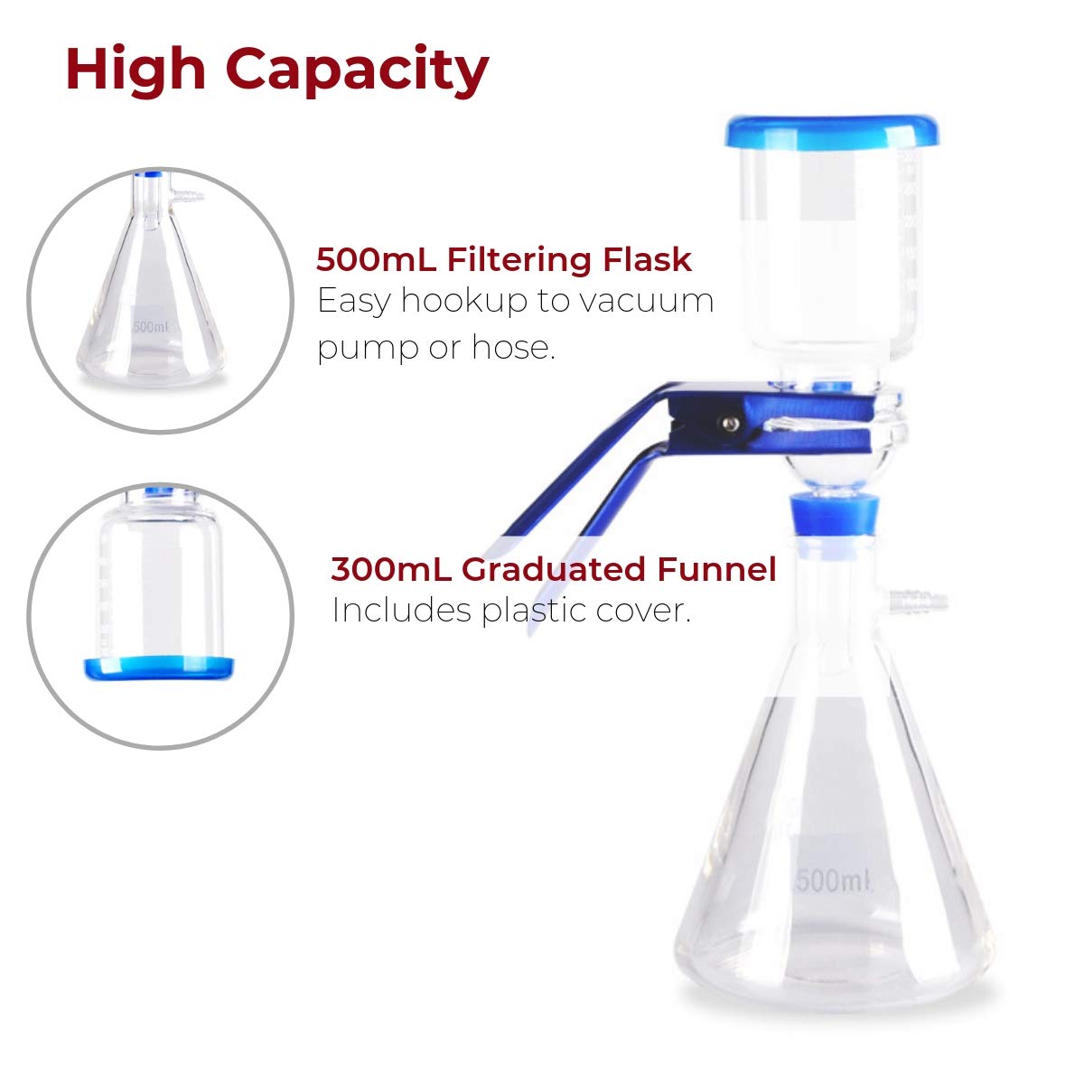 Fristaden Lab Vacuum Filtration Distillation Apparatus | 500mL - Fristaden Lab