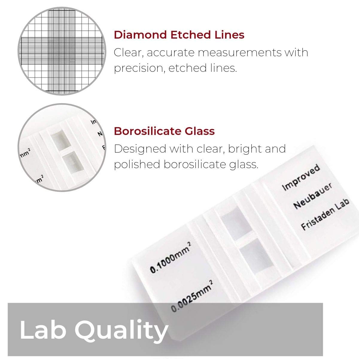 Improved Neubauer Hemocytometer - Fristaden Lab