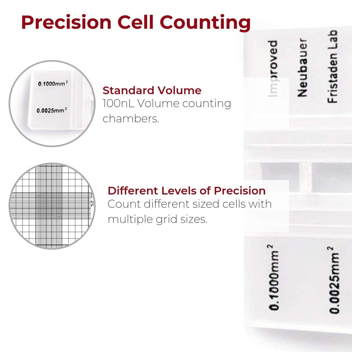 Improved Neubauer Hemocytometer - Fristaden Lab