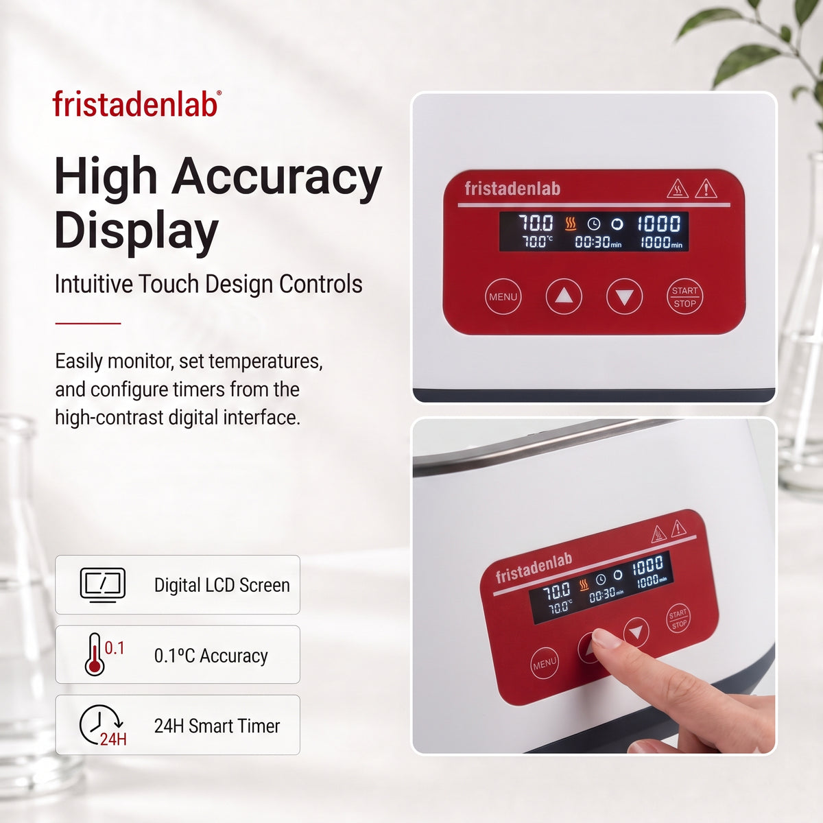 Fristaden Lab Digital Water Bath