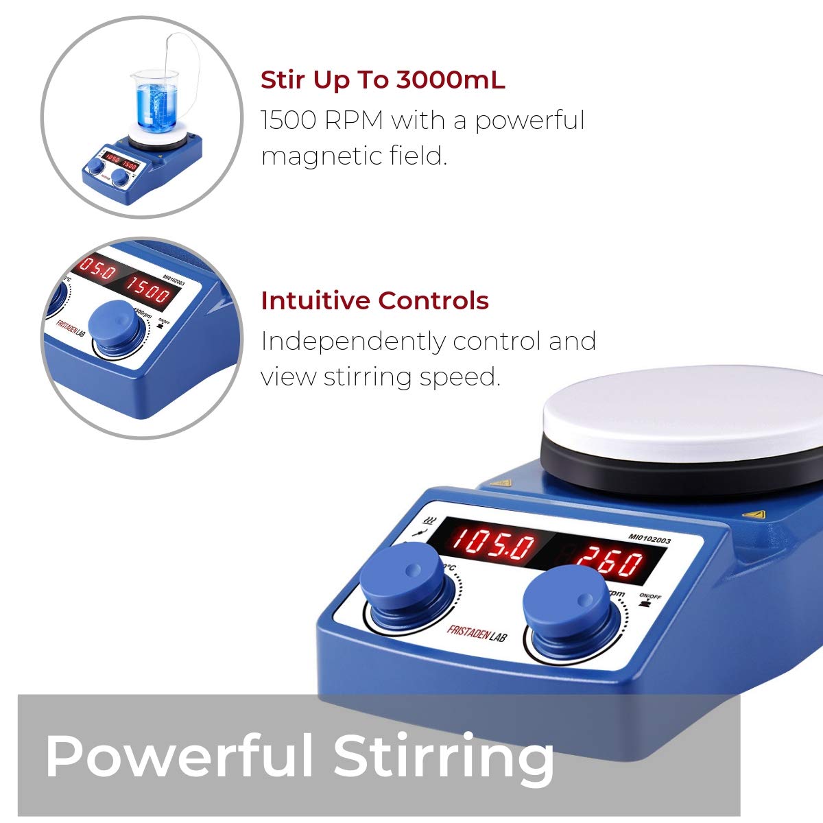 Digital Magnetic Hotplate Stirrer - 5L