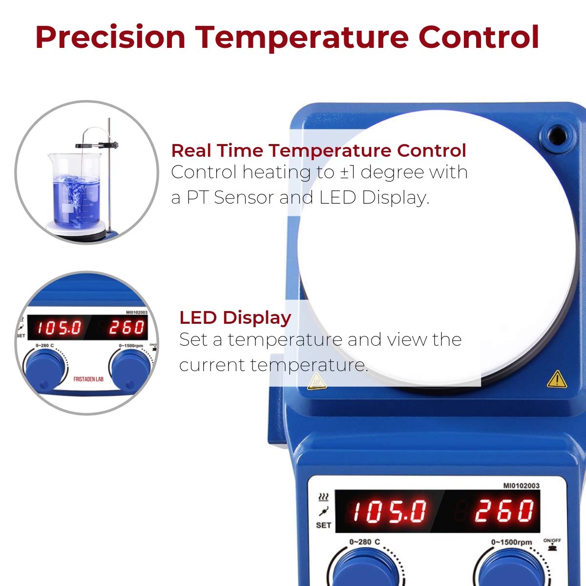 Digital Magnetic Hotplate Stirrer - 5L