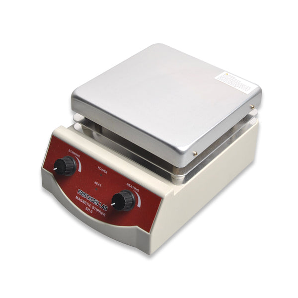 Fristaden Lab 5L Digital Magnetic Stirrer Hot Plate | Wide Ceramic Plate |  PID Temperature Control | Ideal for Chemical/Physical Analysis | PT1000