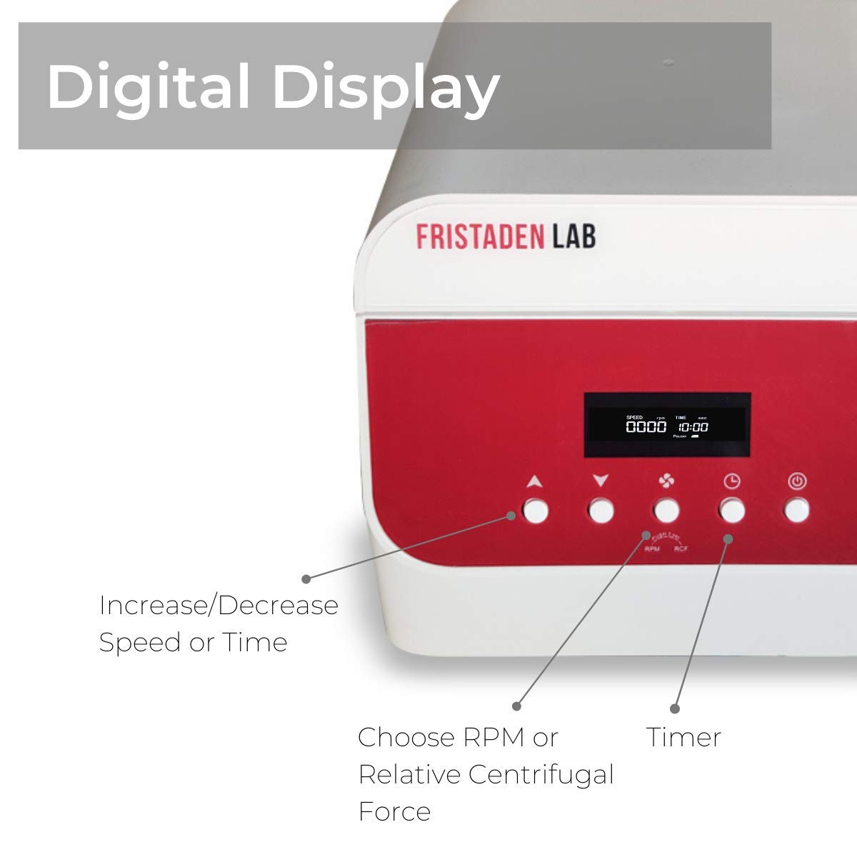 Fristaden Lab Digital Centrifuge (0-4000RPM) - Fristaden Lab